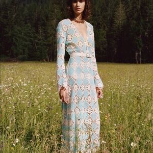 Zara Crochet midi dress